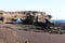 Rock formation Egas Port (Puerto Egas), Santiago Island (Galapagos Islands, Ecuador)