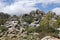 Rock formation of El Torcal de Antequera in Andalusia, Spain