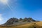 Rock Formation in the Picos De Europa by Fuente De Spain with Cl