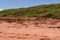 Rock formation of Praia do Amor near Pipa, Brazil