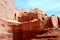 Rock Formation of Red Sandstone Arches National Park