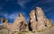 Rock formation with shape of a camel with blue sky, Bolivia