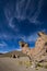 Rock formation with shape of a camel with blue sky, Bolivia