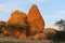 Rock formation at Spitzkoppe Namibia