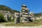 Rock formation The Stone Dolls of Kuklica near town of Kratovo, Republic of North Macedonia