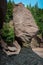 Rock formation from by tidal erosion at Hopewell Rocks, New Brunswick, Canada - Canadian Travel Destination - Canadian Landscape