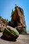 Rock formation from tidal erosion at Hopewell Rocks, New Brunswick, Canada - Canadian Travel Destination - Canadian Landscape