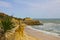 Rock formations on the Algarve coast