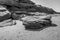 Rock Formations on beach of Prince Edward Island