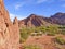 Rock formations in the Canon Del Inca