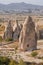 Rock formations in Capapdocia, Turkey