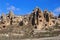 Rock formations at Cappadocia, Anatolia, Turkey