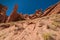 Rock formations at Charyn canyon