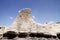 Rock formations in desert