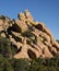 Rock formations in the desert