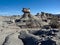 Rock formations at Ischigualasto Provincial Park