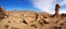 The rock formations of `Italia Perdida` in the Andean highlands of Bolivia