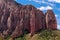 Rock formations at Kolobs Canyons in Utah