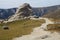 Rock formations in the National park Bucegi, Romania