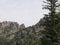 Rock formations at Needles Highway, Custer State Park,  South Dakota