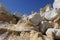 Rock formations at Paint Mines Interpretive Park, Colorado