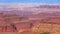 Rock formations at scenic Canyon lands national park