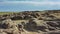 Rock formations and stacked stones in Mongolia