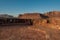 Rock formations on top of Al Ula old city fort, Saudi Arabia