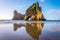 Rock Formations on Wharariki Beach, New Zealand