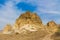 Rock fortress in Cappadocia near Goreme