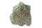 Rock of fuchsite chrome mica mineral from Brazil isolated on a pure white background