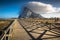 The Rock of Gibraltar from the beach of La Linea, Spain