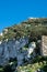 Rock of Gibraltar with views towards the Spanish coastline Gibraltar UK Western Europe