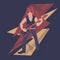 Rock guitar player vector illustration. Musicians series.