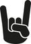 Rock hand icon