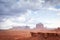 Rock without horse in Monument valley