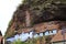 Rock houses, built-in in a cave, in Alsace, France in Graufthal, Eschbourg