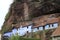 Rock houses, built-in in a cave, in Alsace, France in Graufthal, Eschbourg