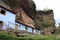 Rock houses, built-in in a cave, in Alsace, France in Graufthal, Eschbourg
