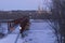 Rock Island Swing Bridge and Refinery