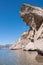 Rock landslide on the Kalamaki beach