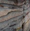 Rock layers - colorful formations of desert rocks