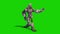 Rock Man Monster Look Around Green Screen Loop 3D Renderings Animations