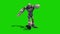 Rock Man Monster Runcycle Front Green Screen Loop 3D Renderings Animations