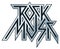 Rock Music - vector metal logo, emblem, label