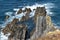 Rock object at Atlantic Ocean Portugal
