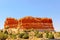 Rock Outcropping Showing Time Layers Of Evolution