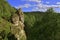 Rock outcrops at the top of Vakutin stone mountain