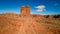 Rock panicle in the Valley of the Gods Utah in the afternoon sun