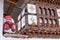 Rock with Phallic image painting on the wall of the house near Chimi Lhakhang monastery,Punakha,Bhutan